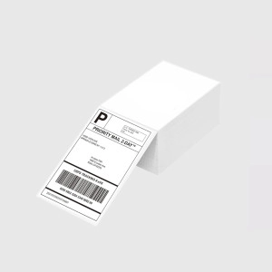 Custom White Labels Stickers